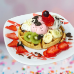 WAFLES CON HELADOS